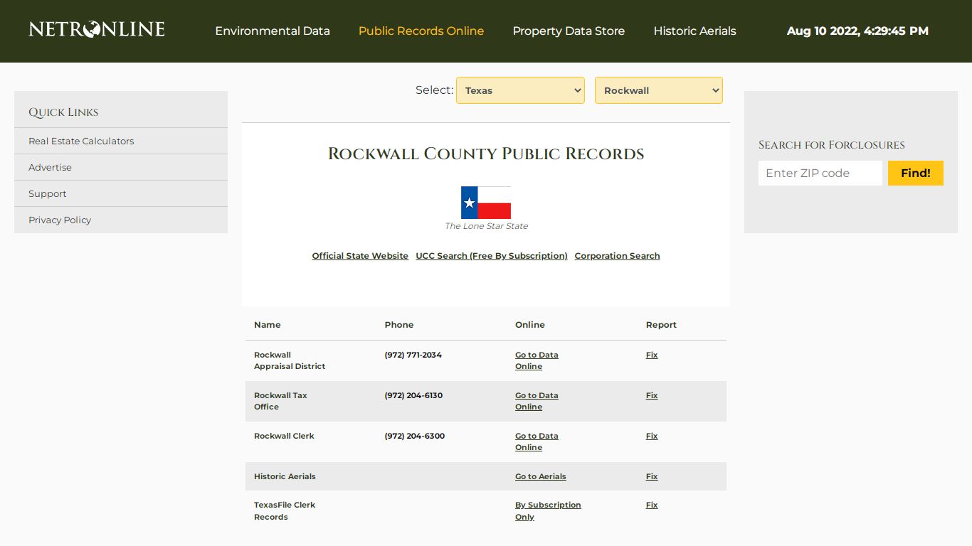 NETR Online • Rockwall • Rockwall Public Records, Search ...